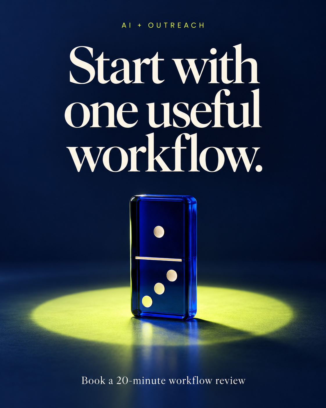 Start with one useful workflow