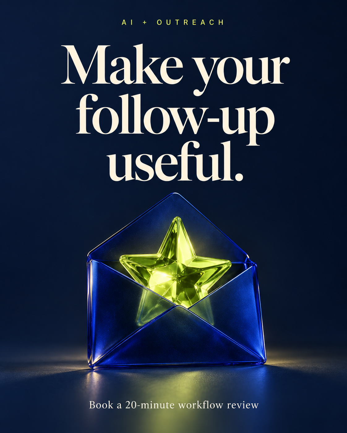 Make your follow-up useful