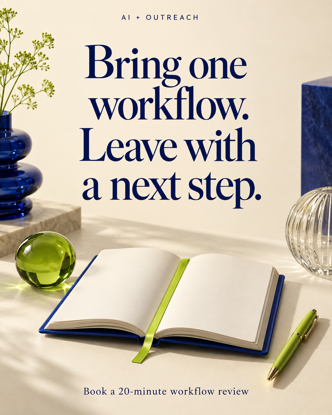 Bring one workflow. Leave with a next step